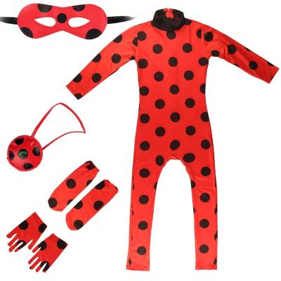 China Spandex Newcomer Halloween Cosplay Ladybug Kid Costume Kid's Little Beetle Costume, Halloween Cosplay Clothes for sale