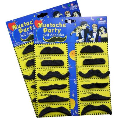 China Other For Kids Adult Halloween Party Costume Pirate Party Mustache Cosplay Mustache Creative Funny Beard for sale