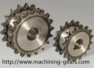 China Vehicle Parts Precision 316 SS Double Chain Sprocket With Heat Treatment for sale