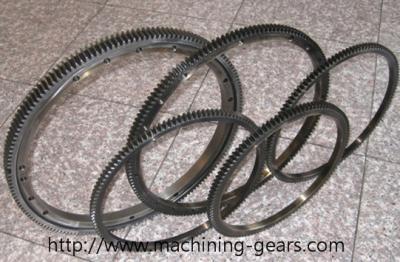 China Automobile Carbon Steel/Alloy Steel Gear Ring , Truck Parts Engine Ring Gear for sale