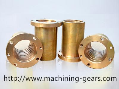 China Polishing Precision Machined Components Brass / Copper Alloys Sleeve Maintenance - Free for sale