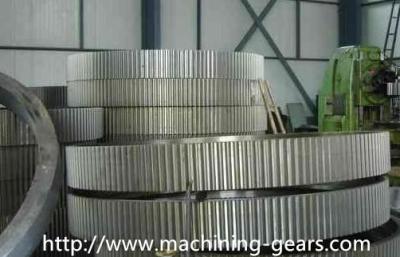 China CNC Machined Large Stainless Steel Spur Gears Wheel For Ball Mill / Tube Mill for sale