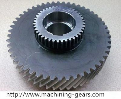 China Carbon Steel Double Gears Mining Machinery Spur Helical Gear Toothed Wheels for sale