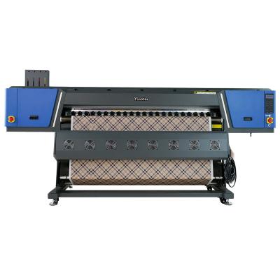 China Garment Shops Stable 4 Head I3200 Yinstar Dye Sublimation Heat T-shirt Printer Printing Machine High Speed ​​Industrial Fabrics Printing Machine for sale