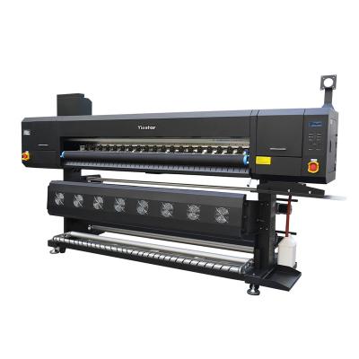 China Yinstar 4 Or 6 Print Head I3200 Auto Air Tension Garment Shops Take System Large Format Sublimation Printer 1.8m Best Price Of T Shirts for sale