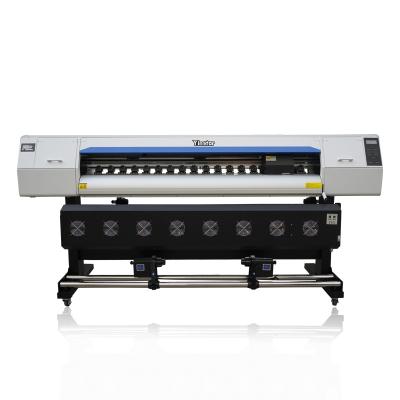 China Large format indoor outdoor eco Yinstar 2 head 1.8m advertising solvent printer in china vinyl wrap printer printing machine price for sale