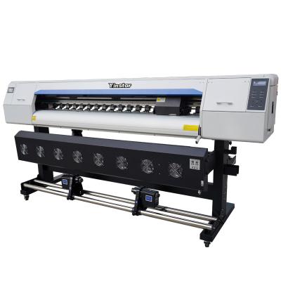 China Indoor Outdoor Stable Head 1.9m 6ft Digital Advertising Banner Cable Poster Printer S7192 2 I3200 Eco Solvent Printing Machine In China With CE HOSON Panel for sale