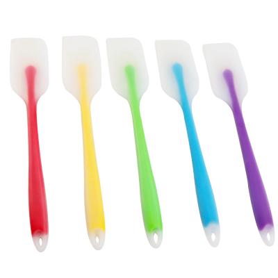 China Large Silicone Cream Spatula Utensils Cream Spatula Cake Spatula One-piece Stocked Baking Heat Resistant Tool for sale