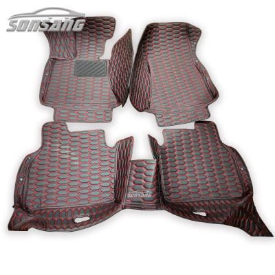 China SGS Quality 3D PU Car Floor Mats Non-slip Eco-friendly Leather Mats For Europe Car Floor Mat Custom carmats for sale