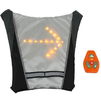 China With Night Safety USB Rechargeable LED Light Vest Package For Cycling Sports for sale