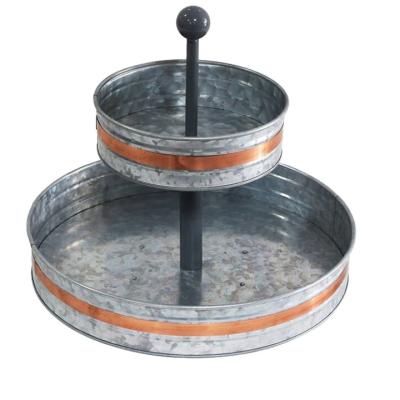 China Sustainable Cake Dessert Display Stand Serving Tray For Cafe Accessories Cupcake Stand for sale