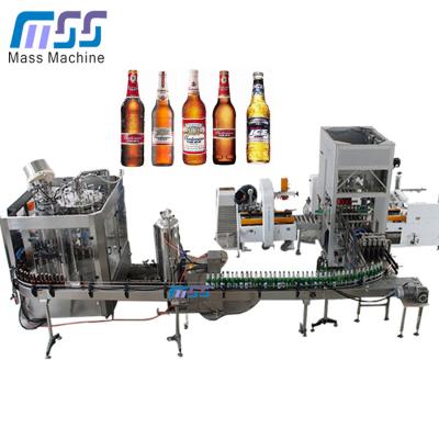 China Beverage Juice Filling Machine For Glass Bottle Rising Filling Sealing Machine for sale