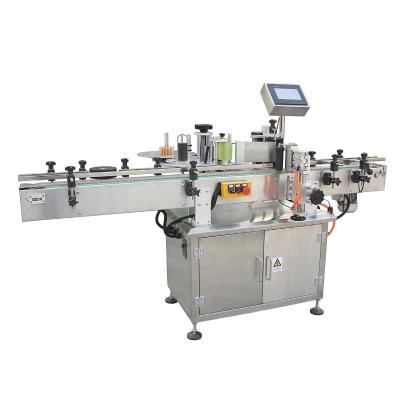 China Automatic Beverage Square Oval Round Bottle Flat Sticker Outdoor Printing Labeling Machines for sale