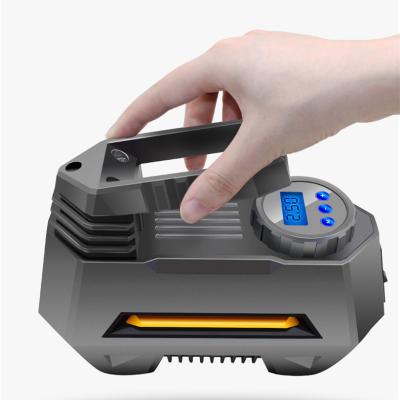 China High Quality Portable Car Air Compressor 12V 150PSI Handheld Air Compressor for Car Inflator Pump with LED Digital Display Light for sale