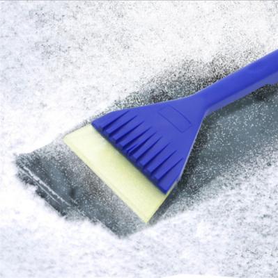 China New Large Window Glass Short Snow Scraper Ice Tendon Beef Grip Tool Car Snow Widened Cleaning Deicing Shovel for sale