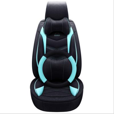 China Linen Luxury Comfortable Car Seat Cover For 90% Cars Luxury Car Model Interiors Fully Enclosed Seat Protector for sale