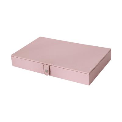 China Factory Wholesale Handmade Stock High End Jewelry Box With Mirror for sale