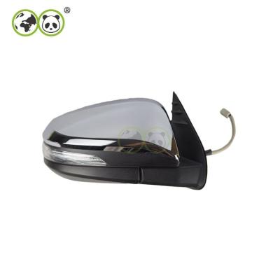 China High Quality Foldable Chrome Car Side Mirror For Toyota Fortuner 2016 2017 2018 2019 2020 2021 for sale