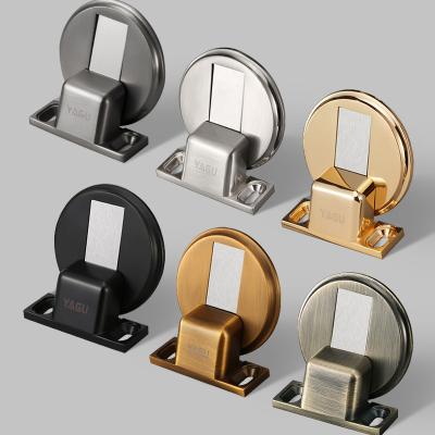 China Modern zinc alloy door stopper new product interior strong magnetic anti-collision door stopper ST-0081 for sale