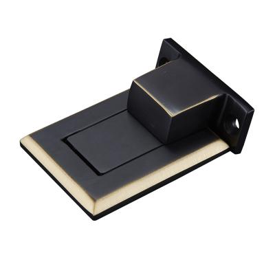 China Used for Door Holder Brass Magnetic Door Stopper Magnetic Black/Gold/Bronze Series ST-0021 for sale