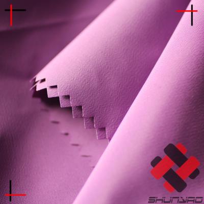 China New style waterproof crepe 300T type polyester dewspo fabric for jacket for sale