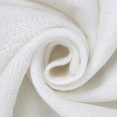 China 2021 Hot Sale Double Layer Bamboo Gauze Fabric Shrink-Resistant Cotton Fabrics For Bibs for sale