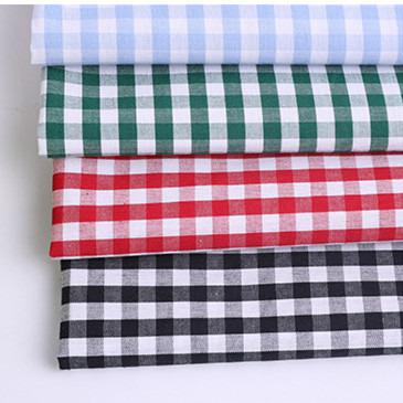 China Blackout Sale Plaid Fabric 40x40 110x70 Hot Dyed 100% Cotton Yarn Fabric For Garment Shirt And Home Textile China Factory Wholesales for sale