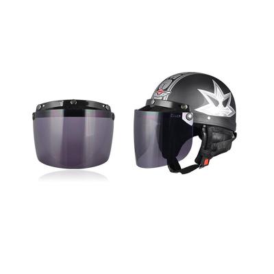 China Material anti a prueba de viento de la PC de la lente de la niebla hecho con el casco abierto de la cara de la motocicleta en venta