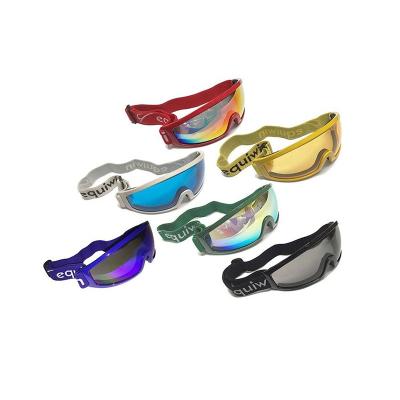 China Gafas a prueba de viento UV400 del jinete del caballo protectoras con la correa ajustable en venta