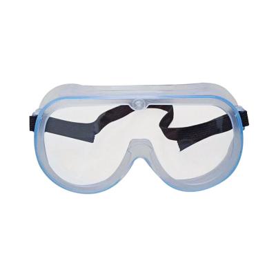 China PVC Anti Virus Safety Glasses Goggles With Elastic Strap for sale