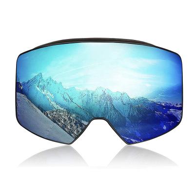 China UV400 Protection Flexible Mirrored Snowboard Goggles Anti Fog For Youth for sale