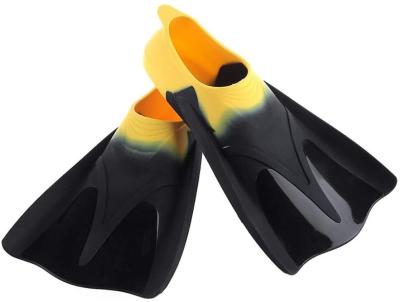 China Silicone TPE Diving Snorkeling Short Swimming Training Fins For Men And Women for sale