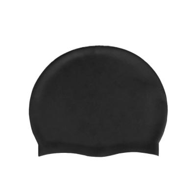 China Non Slip Gradient 100% Silicone Waterproof Swimming Hat for sale