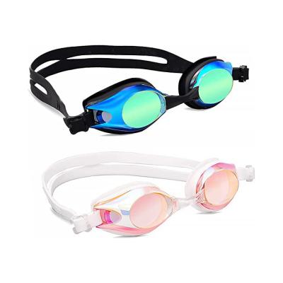 China No Leaking UV Protection Anti Fog Swimming Goggles For Men Women for sale