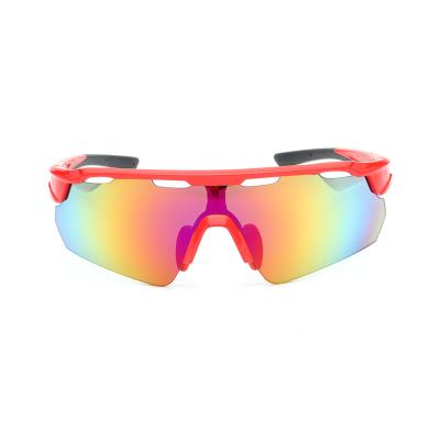 China Cycling Custom Polarized Sport Sunglasses Impact Resistant For Men Women for sale