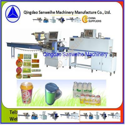 Chine Plein emballage de joint de remplissage de forme de la machine à emballer 2.5KW d'enveloppe de rétrécissement de contrôle de PLC de cachetage à vendre