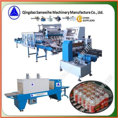 Cina Imballaggio automatico degli strizzacervelli di sigillamento completo della macchina imballatrice del prodotto delle bottiglie multiple 1.5KW in vendita