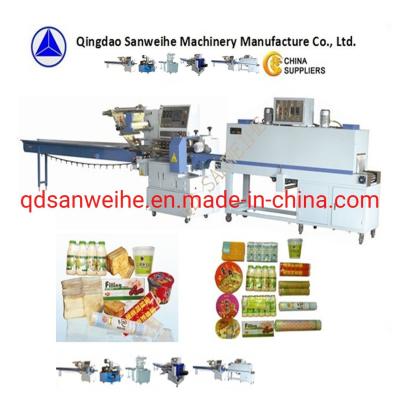 China Full Sealing PLC Control Shrink Wrap Packing Machine 2.5KW Form Fill Seal Packaging Machine zu verkaufen