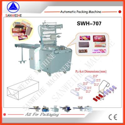 China empaquetadora automática de la galleta de 220V 50Hz sobre empaquetadora del lacre del embalaje en venta