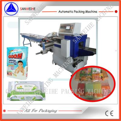 China PT Flow Wrap Verpackungsmaschine Box Motion 80bag/Min Kuchenverpackungsmaschine zu verkaufen