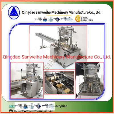 China Máquina automática de embalagem de biscoitos CE Swh7017 Máquina de embalagem de overwrap à venda