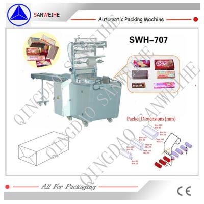 China Máquina empacadora de bolsas de obleas para envolver galletas SGS sin bandeja en venta