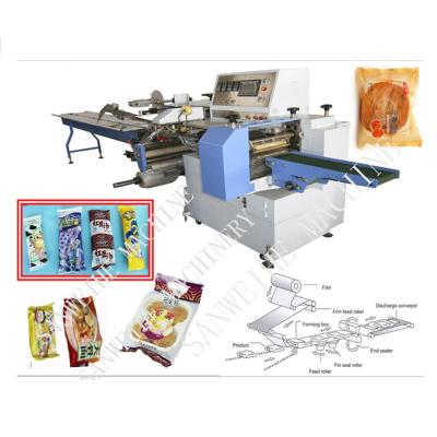 Cina 2.5KW Forming Filling Sealing Machine Sapone Swf 450 Impacchettatrice detergente in vendita