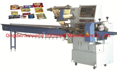 China High Speed 5kw Flow Wrap Packing Machine Swsf 590 Horizontale verpakkingsmachines Te koop