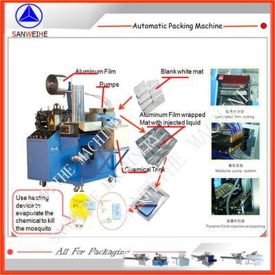 China Automatic Electric Mosquito Mat Making Machine With Sealing Function for sale