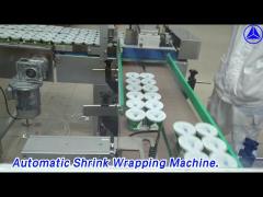 Heat Automatic Shrink Packaging Machine 2.5KW POF Film Fully Sealed