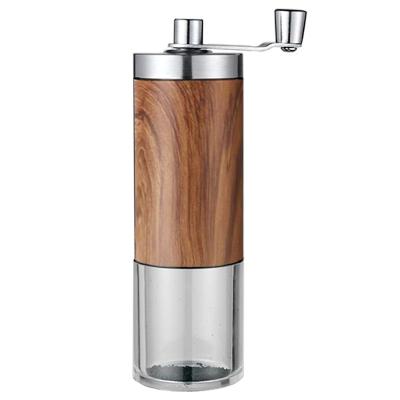 China Multi Sustainable Adjustable Grind Removeable Stainless Steel Settings Bean Manual Coffee Grinder Burr Mill for sale