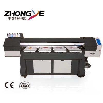 China Textile Zhongye CMYKWW 6colors directly garment dtg cotton T-shirt printer large size for sale for sale