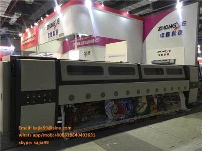 China Sheet And Vinyl Mat Digital Wide Paper 5m Size PVC Cloth Cable Banner Printing Machine / 5m Solvent Printer for sale