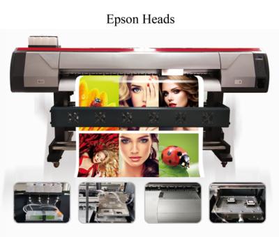 China Liaoning ZhongYe E1800 indoor and outdoor eco solvent digital printer with DX5/DX7 head for sale